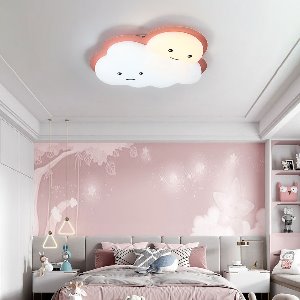 뭉게구름 LED50W (핑크) 방등 아이방 키즈카페 인테리어 조명 Y