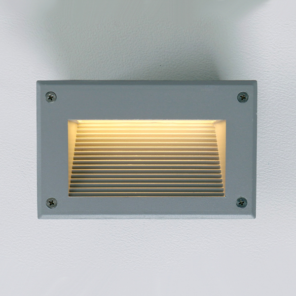 LED 이공 외부계단 매입 벽등 (LED6W 일체형 그레이),아이딕조명,LED 이공 외부계단 매입 벽등 (LED6W 일체형 그레이)