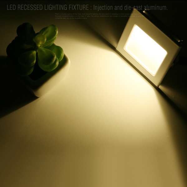 LED 마리또 계단등 매입 벽등(LED 1W 일체형/화이트/블랙),아이딕조명,LED 마리또 계단등 매입 벽등(LED 1W 일체형/화이트/블랙)